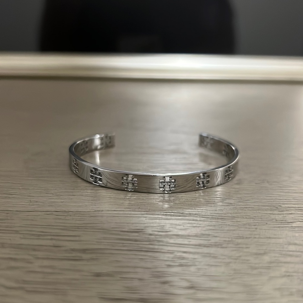 Silver Tory Burch Bracelet
